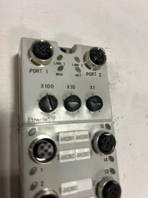 Allen Bradley 1732E-16CFGM12QCR/A ArmorBlock 16-Pt I/O Module /w EtherNet