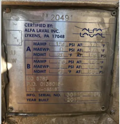 USED Alfa Laval 1H-L-1T