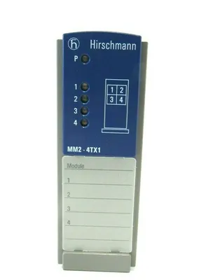 NEW HIRSHMANN MM2-4TX1 MICE MEDIA MODULE MM24TX1