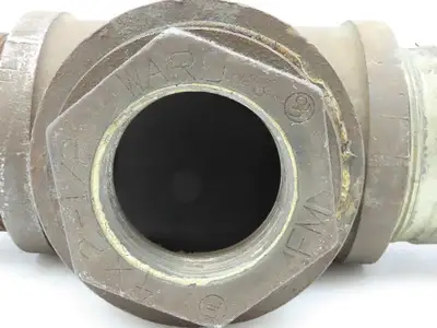 Ward 4"Anvil Tee w/4"Male Threaded Coupler & 4"-2-1/2"Reducer & 4"Barbed Fitting