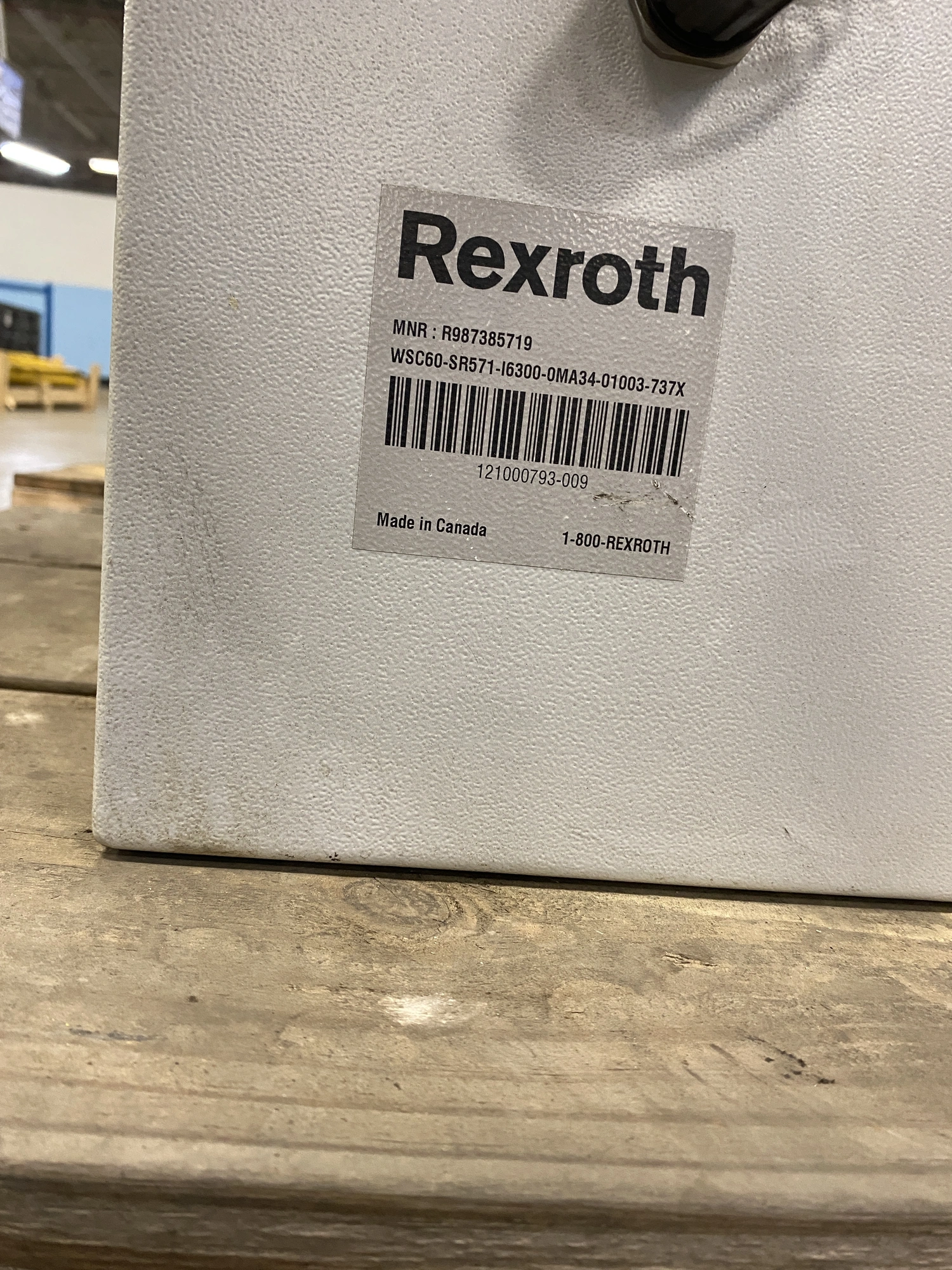 USED REXROTH WSC60-SR571-I6300-OMA34-01003-737X