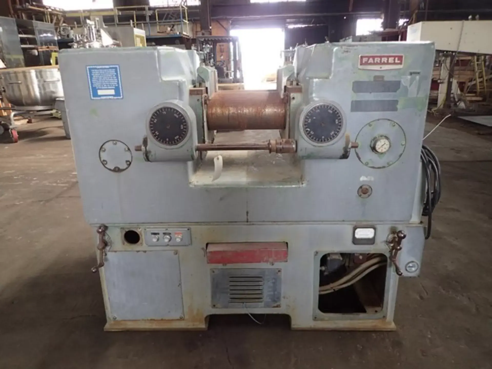 Farrel HF 8x16 Rubber Lab Mill