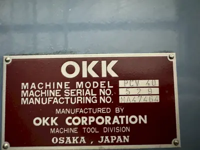 USED OKK PCV-40 II