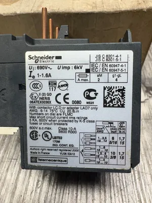 SCHNEIDER LRD06 Electrical/PLC/Automation | ESS Industrial Equipment Sales (9)