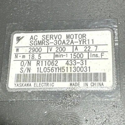 USED Yaskawa SGMRS-30A2A-YR11