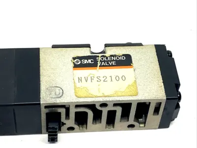 NVFS2100 | SMC  Solenoid Valve, 4/5 Port, 15-145psi - Used