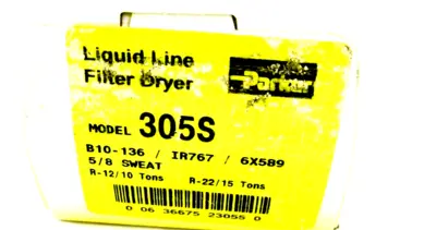 NEW PARKER 305S LIQUID LINE FILTER DRYER