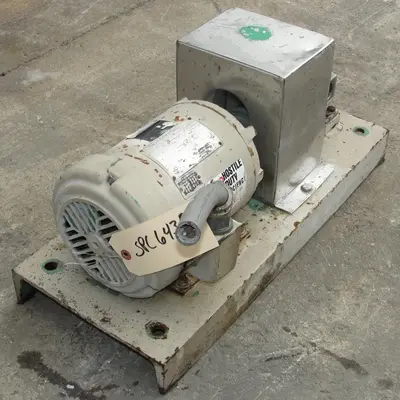 SPC6438  Pump 1" inlet Fischer positive displacement pump 1 hp, Stainless Steel