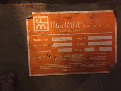 USED ULTRAMATIC CT 24192