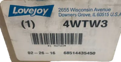 NEW LOVEJOY 4WTW3 S-FLEX COUPLING