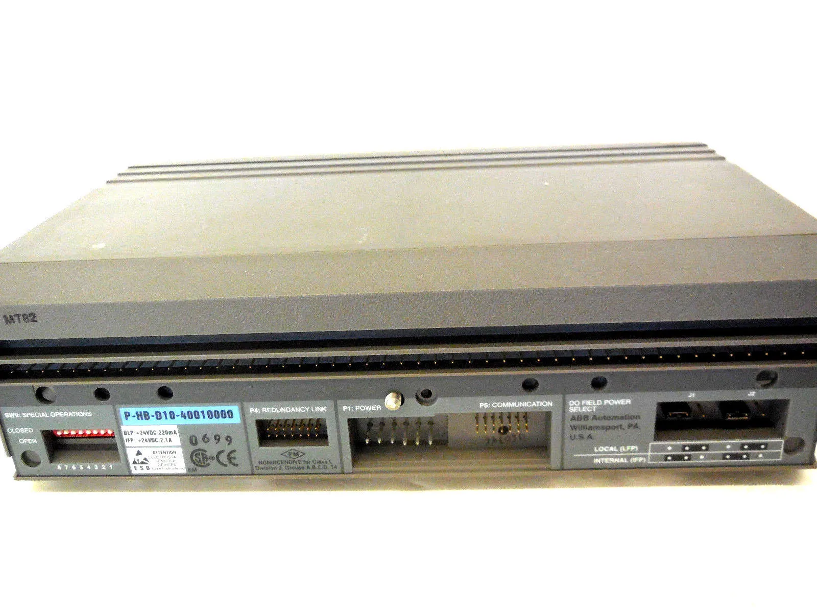ABB PARAJUST P-HB-DIO-40010000 TERMINAL BASE DIGITAL I/O PHBDIO40010000