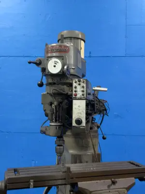 Bridgeport 42” X 9” Vertical Mill