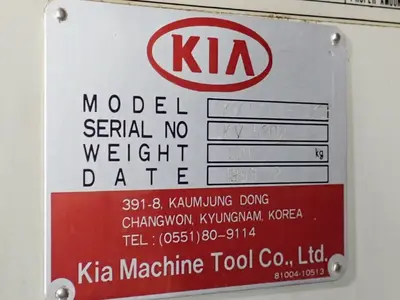 USED 1996 KIA MACHINE TOOL V35