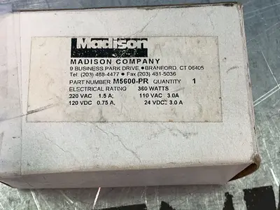 Used MADISON M5600PR Relays & Switches Ohio US | HGR 24 #1292004