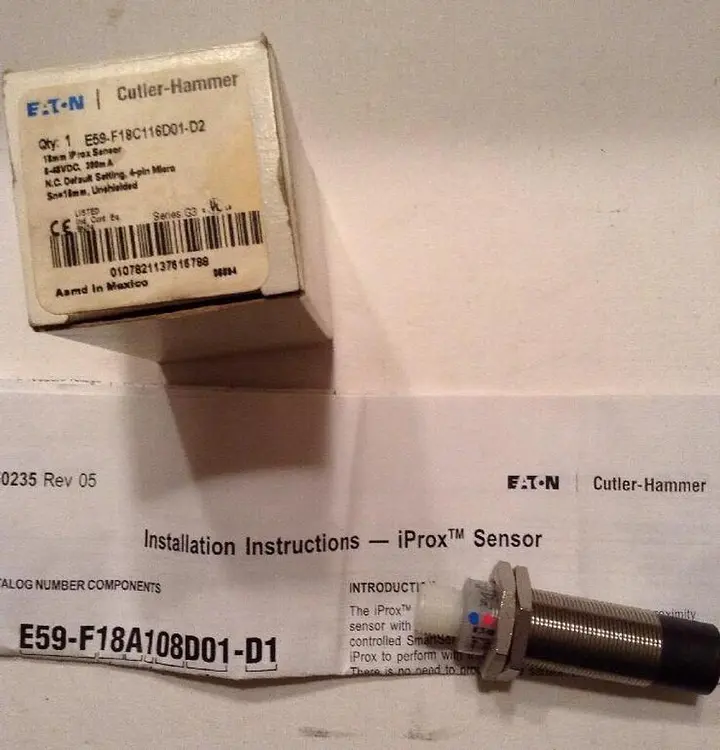 New | in-Stock CUTLER-HAMMER E59-F18C116D01-D2 Sensors | Surplus Asset Holdings #1206464