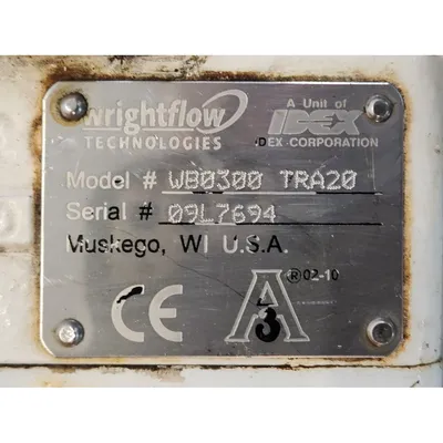 USED WRIGHT FLOW TECHNOLOGIES, INC. WB0300 TRA20