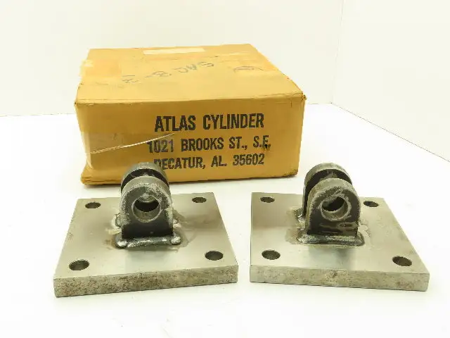 Atlas Cylinder Stainless Clevis Cap Mounting Plate  -Lot of 2