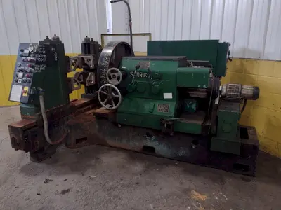 6" TO 24" SANRIKU MODEL #YS-800 HEAVY DUTY PIPE FACING MACHINE: STOCK #17948