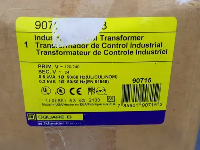 Used SQUARE D 9070T500D23 Transformers Ohio US | HGR 24 #797224