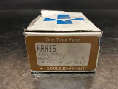 15 Amp Class K5/H One-Time Fuse NRN/OTN/NON-15