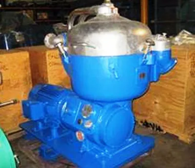 (2) Alfa-Laval B-214C degumming/wash water separators, SS.