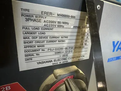 Used 2016 YASKAWA MOTOMAN YASKAWA MOTOMAN MH50II Robots Michigan US | RAB Industries, Inc. #1573192