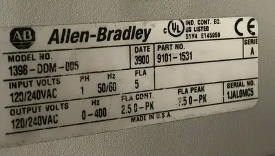 USED ALLEN-BRADLEY 1398-DDM-005