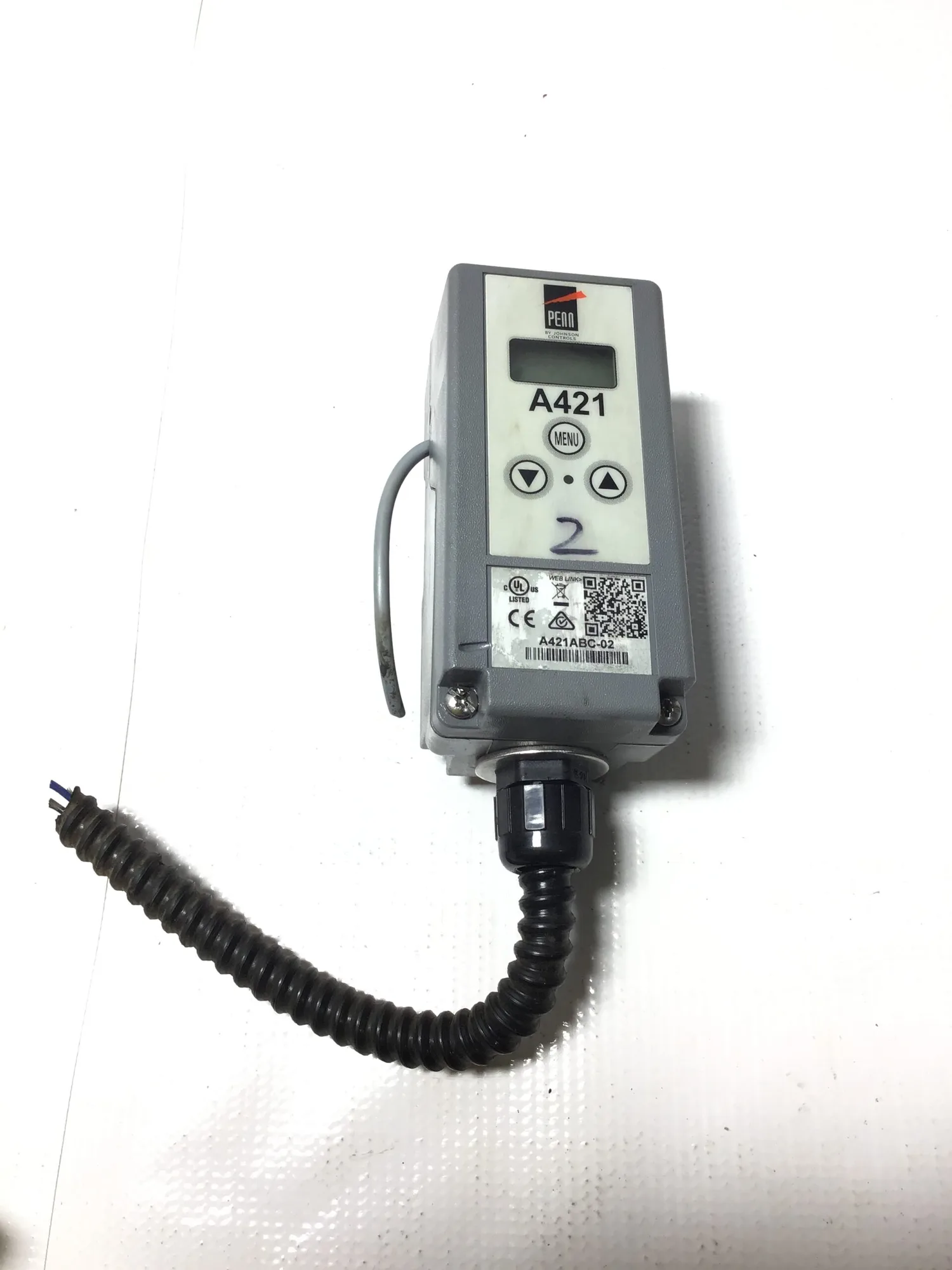 Johnson Control A421ABC-02 Tank Temperature Controller NEMA 1 x 110 V