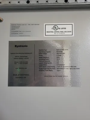 2021 BYSTRONIC BYSMART FIBER 3015 Laser Cutters | Lion Machinery (9)