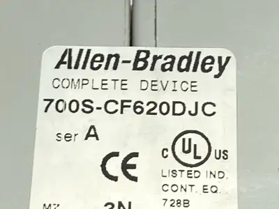 USED ALLEN-BRADLEY SER A SAFETY CONTROL RELAY 25A 600VAC 24VDC COIL