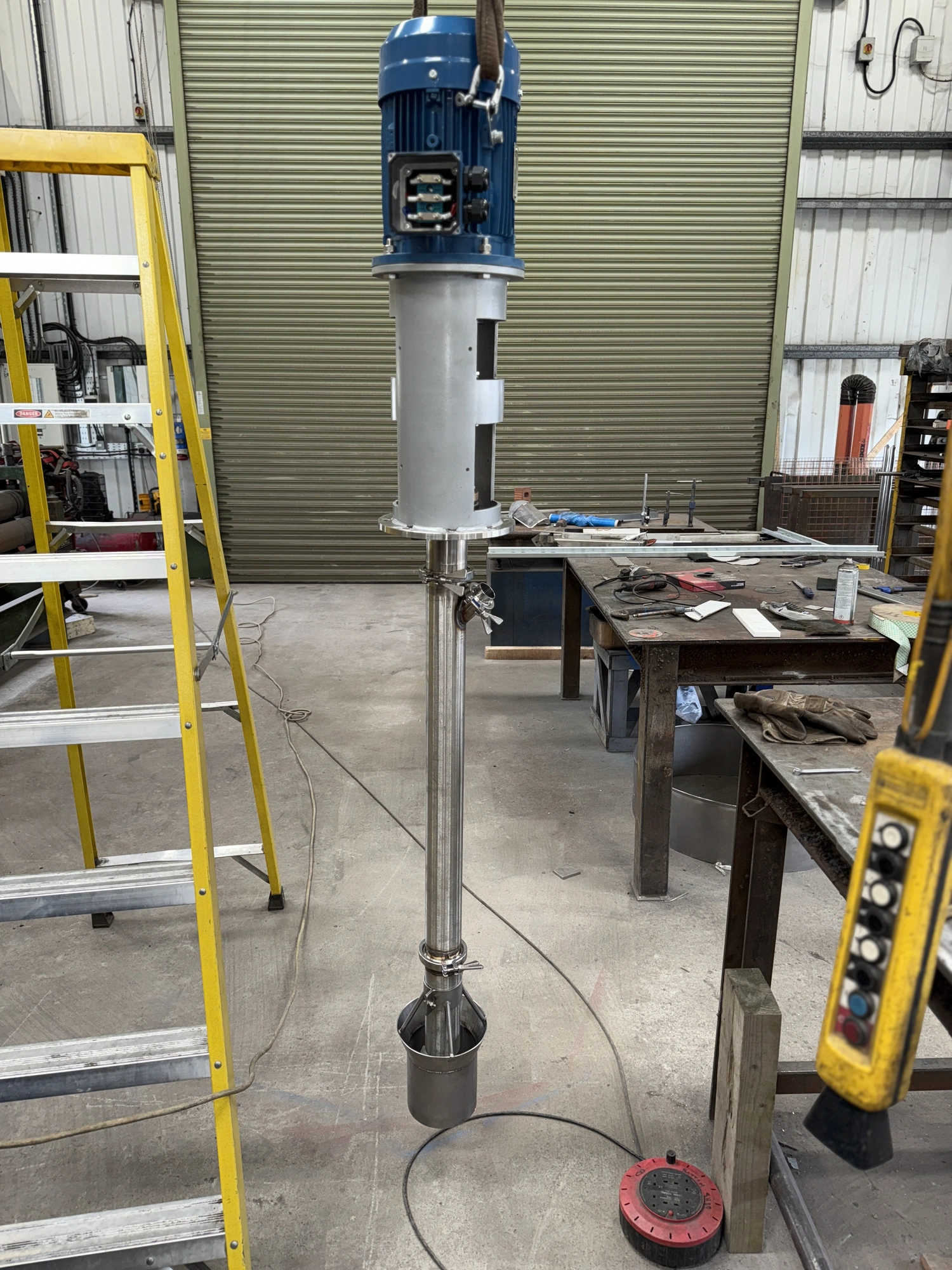 2.2 kW Rigal Bennett Solid-Liquid Induction Mixer NEW UNIT