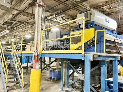 USED HUSTLER BALE BREAKER/SORT LINE