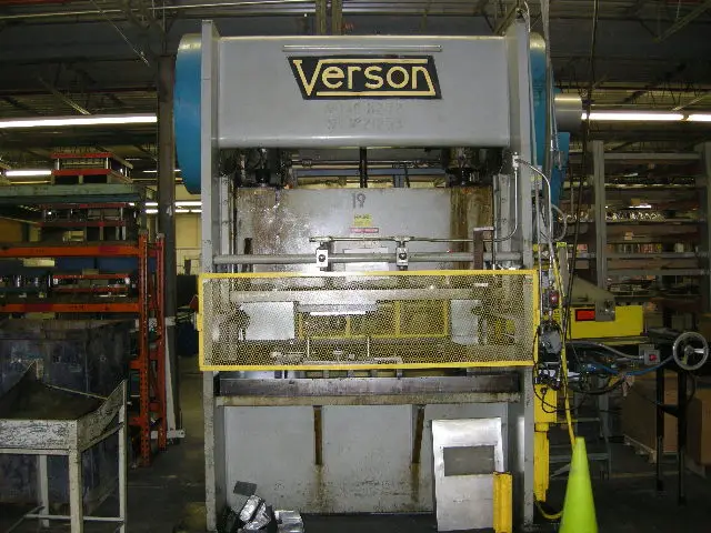 Used 1968 VERSON 150-B2-72 Straight Side Presses Vermont US | Two Spade Machinery LLC #507266