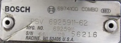 REFURBISHED BOSCH PSV-6925911-62 HYDRAULIC PUMP 6925911-62 6974100