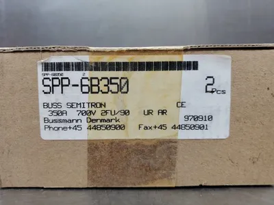 BUSS SEMITRON SPP-6B350 Fuse, 350A 700V - LOT OF 2. 4B-38