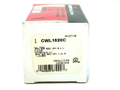 3 NEW COOPER CWL1520C CONNECTORS