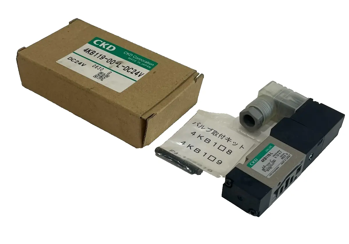 NEW CKD 4KB119-00-L-DC24V SOLENOID VALVE 4KB119-L 4KB11900LDC24V