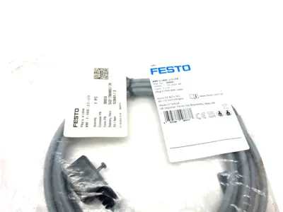 New | in-Stock Festo Valve Plug Socket w/ Cable 2.5m Length Cable & Wire Michigan US | Maverick Industrial Sales #1489501