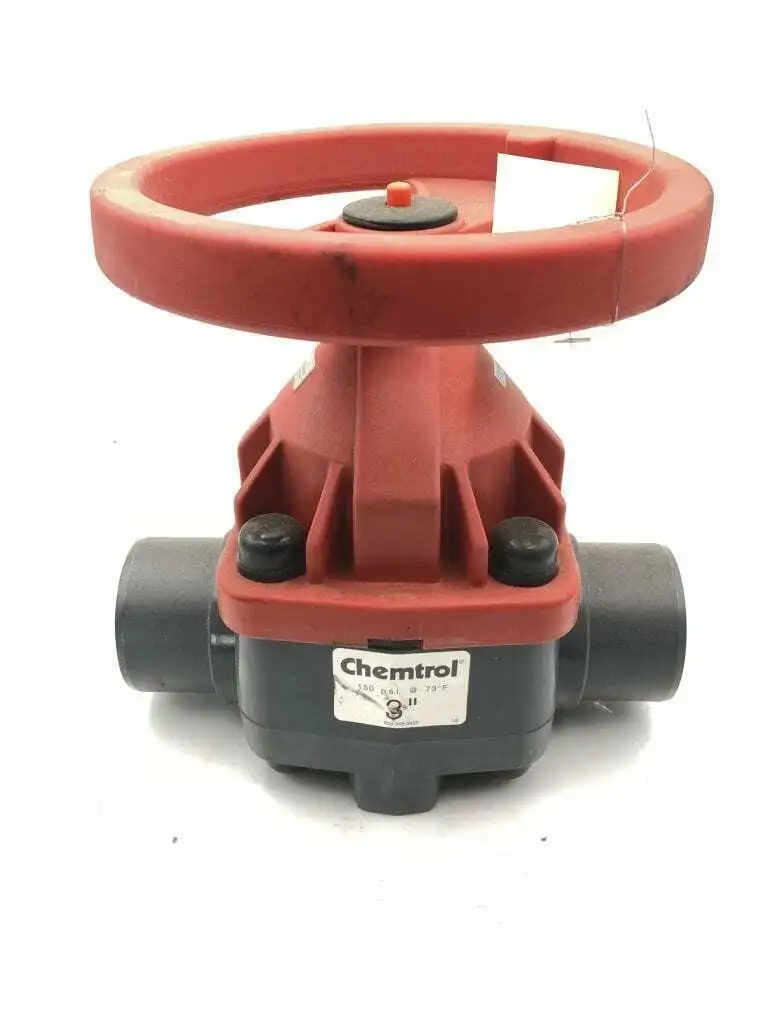 Chemtrol 3″ PVC Manual Gate Valve 150PSI @ 73°F