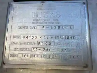 USED HICKS EQUIPMENT NA