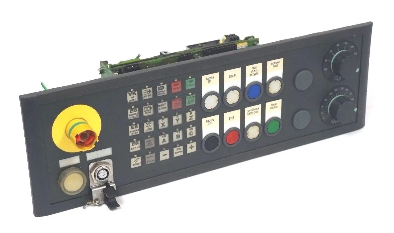 USED SIEMENS 6FC5303-1AF12-8AG0 SINUMERIK PUSH BUTTON PANEL 6FC53031AF128AG0