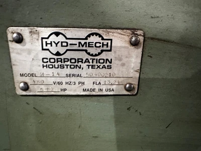 HYD-MECH H-14 14"X14" AUTO HORIZONTAL SAW
