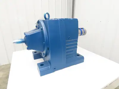 Sew Eurodrive R147 AD6 Inline Helical Gearbox 46.65 Reducer 38 RPM 115100 In-Lb