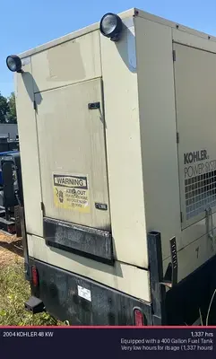 Used 2004 KOHLER 48 KW Portable Generators Alabama US | Proxy Equipment #1385260