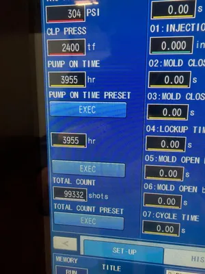 2019 TOSHIBA EC250SXIIV70-U48-8A Injection Molding Horizontal/Vertical | Machinery Network (4)