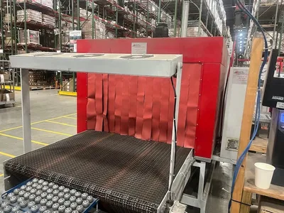 USED 1900 EDL PACKAGING SHRINK WRAPPING MACHINE