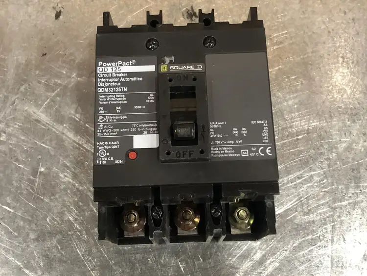 Used SQUARE D QDM32125TN Switchgears British Columbia CA | Lenmark #241029