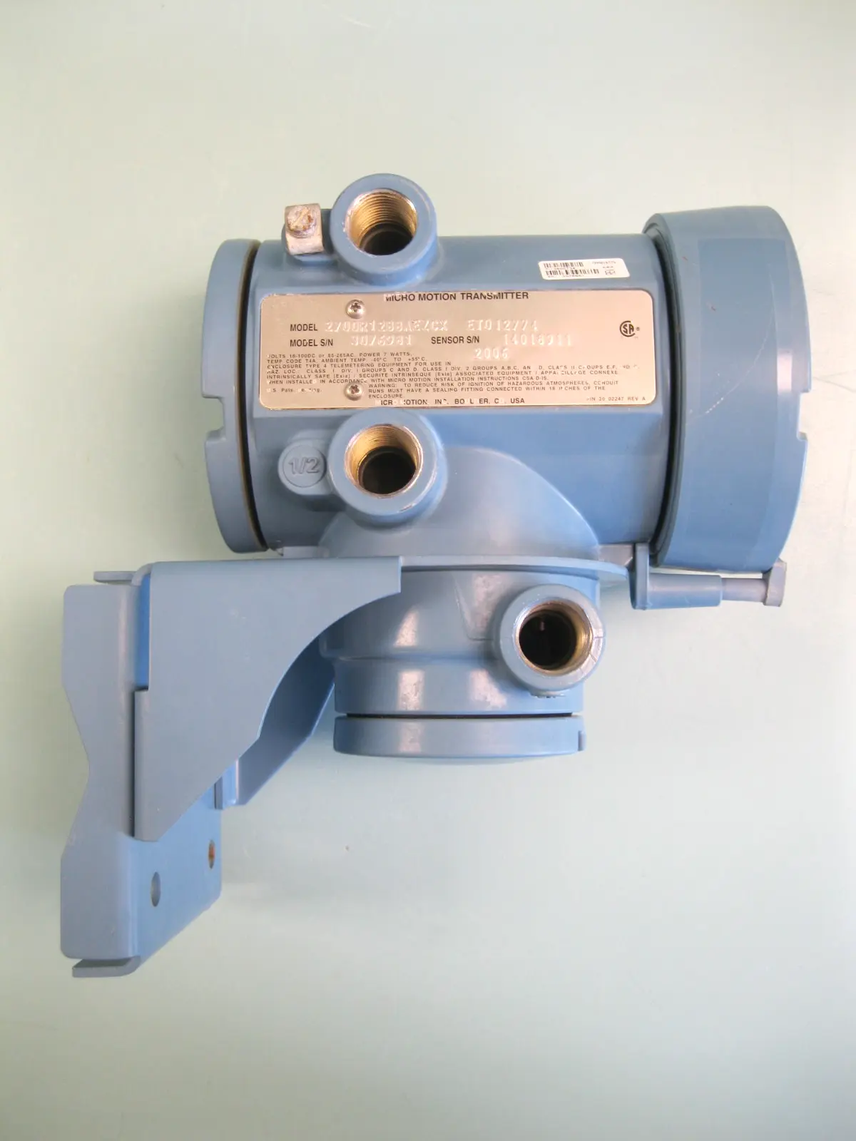 Used Micro Motion 2700 R12 BB AEZCX Sensors New Hampshire US | Bitter End Trading #1503551