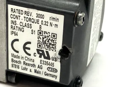 USED REXROTH FD:20 W 28 MSM019B-0300-NN-M5-MH1 SERVO MOTOR