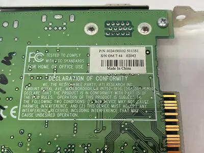 Used ATI Technologies Rage Pro Turbo PCI Graphics Card 1024190102 Graphics/Video Cards Michigan US | Maverick Industrial Sales #1394634